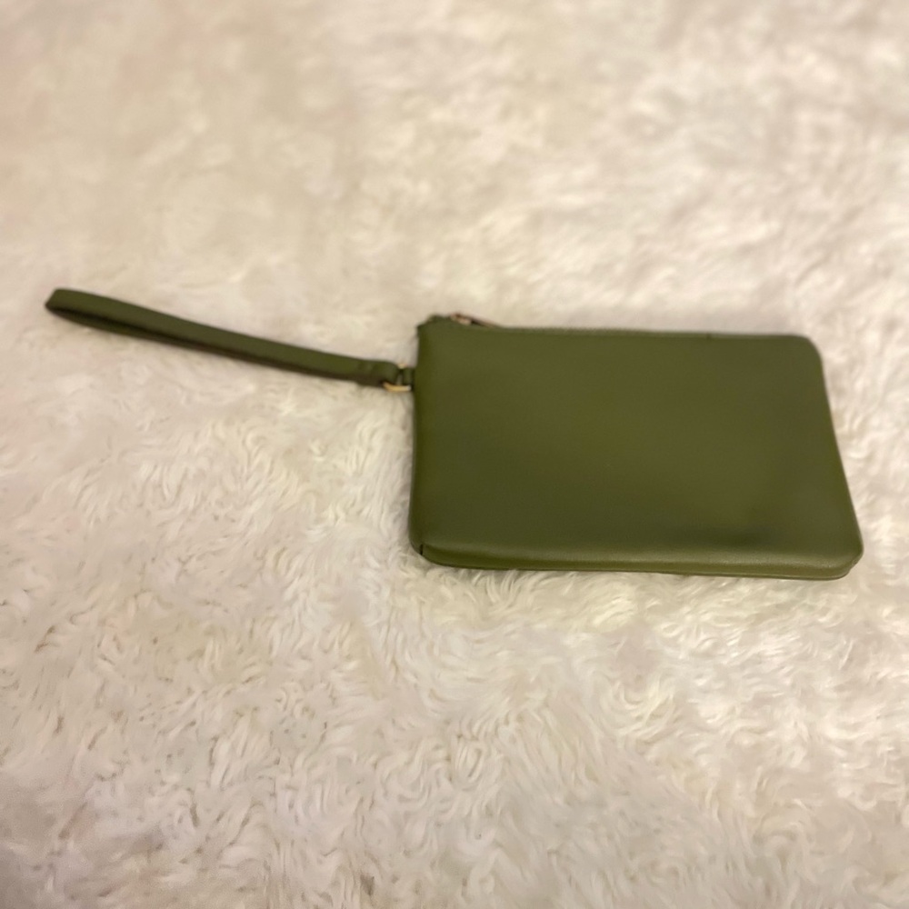 A New Day Olive Wristlet Clutch